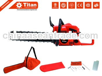 Titan New Model 2.4kw Chainsaw 61.5CC with CE MD certifications