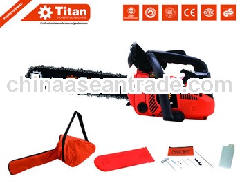 Titan gasoline chain saw 2500 with CE MD light weight gas chain saw