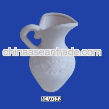 Tontopf White Color Olla Barro Terracotta Pot