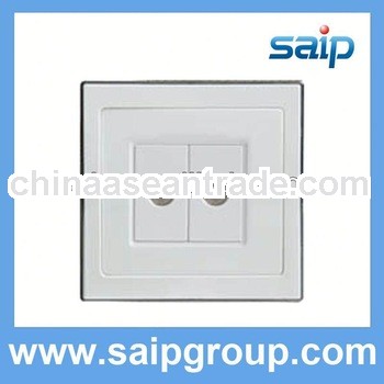 Top quality UK switch and socket 2 gang wall socket