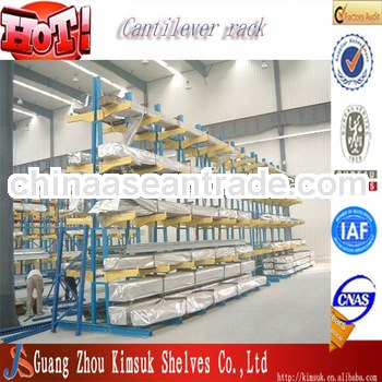 Top quality steel cantilever racking for warehouse storing