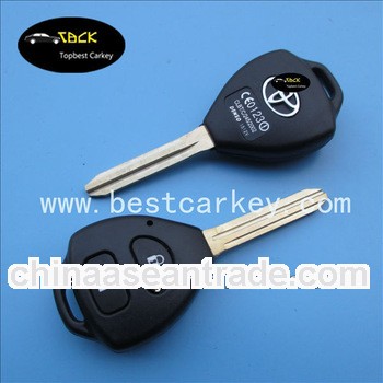 Topbest 2 buttons remote key shell for Toyota Camry key toyota key shell