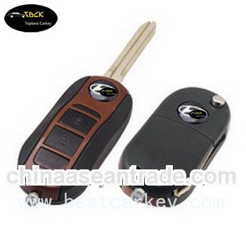 Topbest 3 button flip remote key shell for hyundai Elantra key hyundai key hyundai flip key