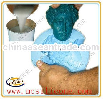 Two component material silicone rubber