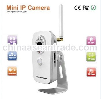 Two-way audio talkback,support micphone,pir sensor ip camera