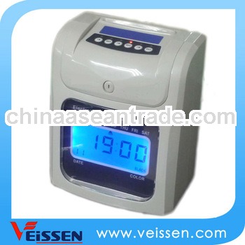 UK Top seller time clock world timesheet with daylight saving time