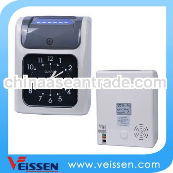 UK Top seller time recorder machine with daylight saving time