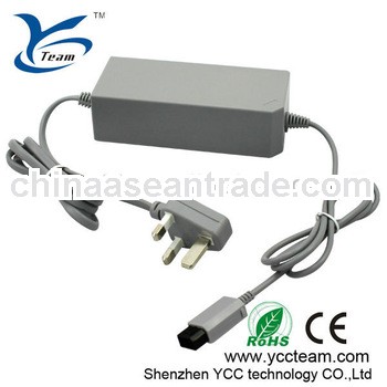 UK plug ac power supply brick for Wii console