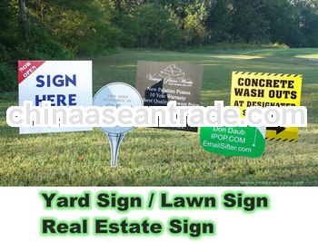 UV Stable Corflute Signs / Yard Signs / Real Estate Signs