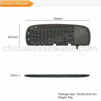 Ultra Micro Mini Wireless Keyboard Trackpoint For Smart TV