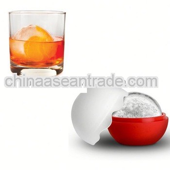 Unique Design hot selling ball shaped Silicone Ball Shaped Ice Cube Tray