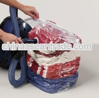 Vacuum Seal Plastic Cube Bag for Storing Clothes and bedding