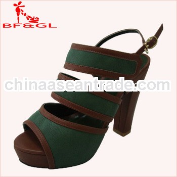 Various Colors African 2013 Platform Sandals Popular Design