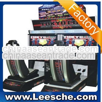 Video racing game 32' LCD Tokyo cop racing simulator video game machineLSRA-0220-13