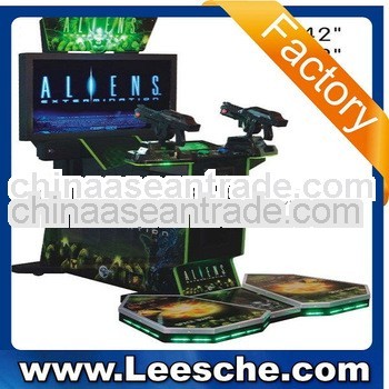 Video shooting game machine dynamic Aliens shooting simulator arcade machine LSST-0070-11