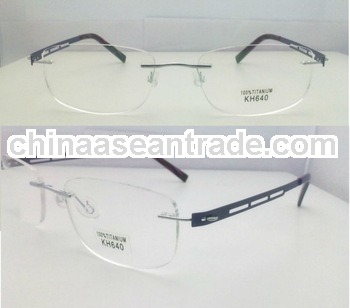 Vogue Titanium rimless eyeglasses frames no crew wholesale