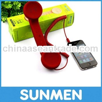 Volume control retro phone handset