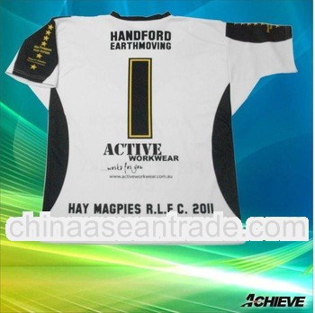 WHITE CUSTOM RUGBY SHIRTS