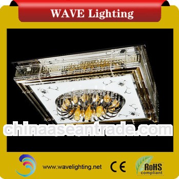 WLC-35 crystal with MP3 remote control led pendant light glass
