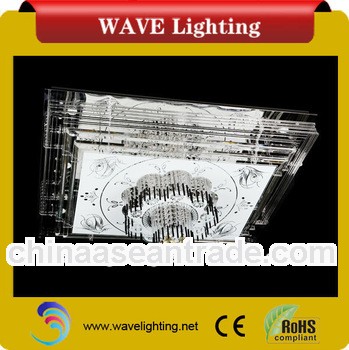WLC-37 crystal with remote control led light ceiling fixtures