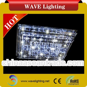 WLC-38 crystal with remote control metal ceiling lamp led