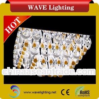 WLC-39 crystal with MP3 remote control ceramic led ceiling lamp