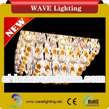 WLC-39 crystal with remote control teardrop ceiling lamp
