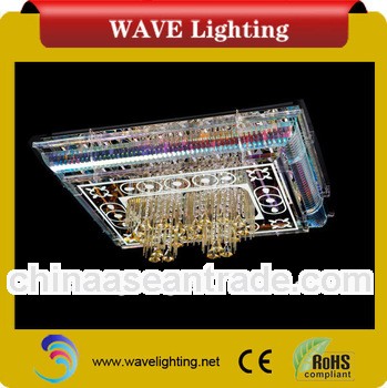 WLC-41 crystal with MP3 remote control indoor led light fixture