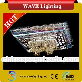 WLC-41 crystal with remote control cheap chandelier pendant lamp