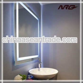 Wall shower mirror