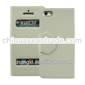 Wallet case for iphone5, Good PU leather case.