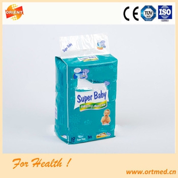 Waterproof backsheet first quality diaper for children