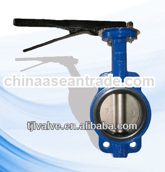 Wear-resistant Rubber Seat Handle Operation Butterfly Valve