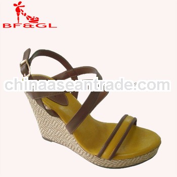 Wedge Colorful High Heel Ladies Sandals