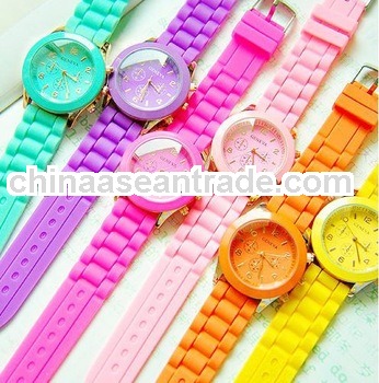 Western women sports silicone watch