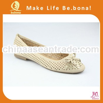 Wholesale Casual White Fllower Summer Footwear flat shoes ballet