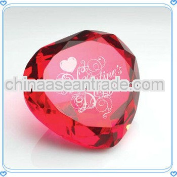 Wholesale Large K9 Diamond Red Wedding Centerpieces For Small Scale Industries Favors