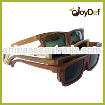 Wholesale Square Frame Designed Wood Sunglasses.Bamboo Wood Sunglasses