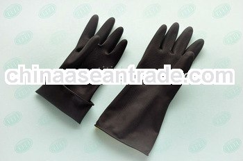 Wholesale black industrial latex gloves