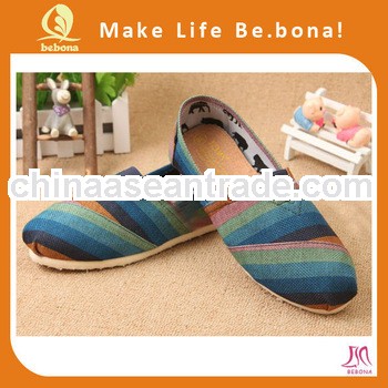 Wholesale casual flat Comfort canvas espadrilles shoes