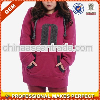 Wholesale fashion oversized hoodies for women OEM (YCH-B0074)