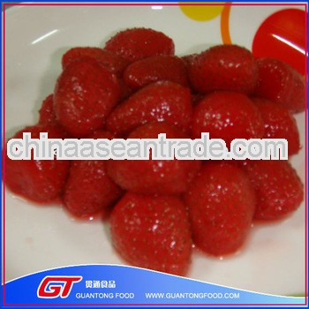 Wholesale fruit canned strawberry in syrup with low price