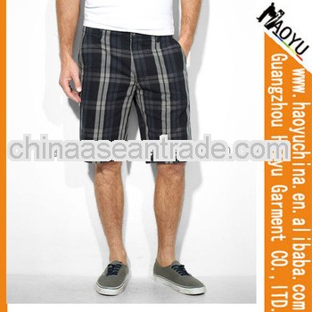 Wholesale high quality washed men's short denim capris jean pants for men shorts denim (HYMS89)