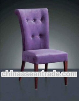 Wholesale modern aluminium fake wood dining chair (YM8036)