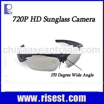 Wide Angle 720P Sunglasses Camera For Hunting and Fishing