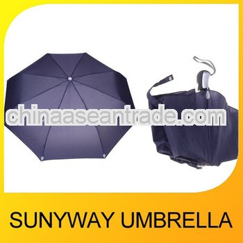 Windproof Automatic Folding Umbrella In Solid Color