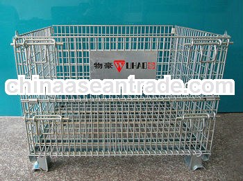 Wire mesh container used for storage