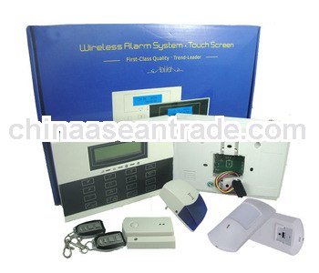 Wireless GSM alarm system china LCD voice alarm with built-in rechargeable battery