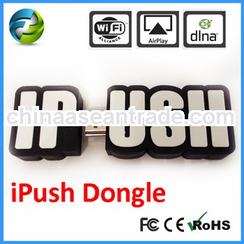 Wireless wifi ipush dongle for iphone ipad and android tablet pc