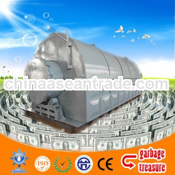 XINXIANG Used tyre/rubber/plastic Pyrolysis oil machine
